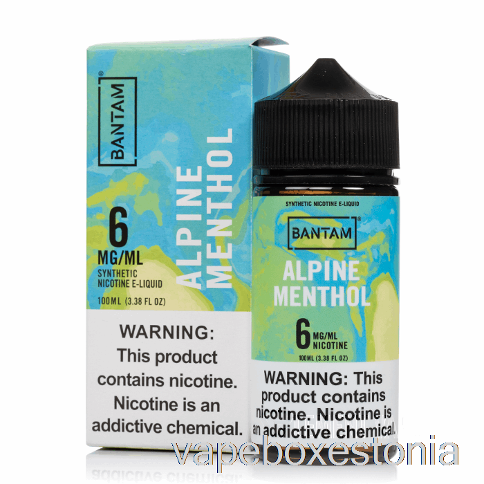 Vape Box Estonia Alpi Mentool - Bantam Vape - 100ml 3mg